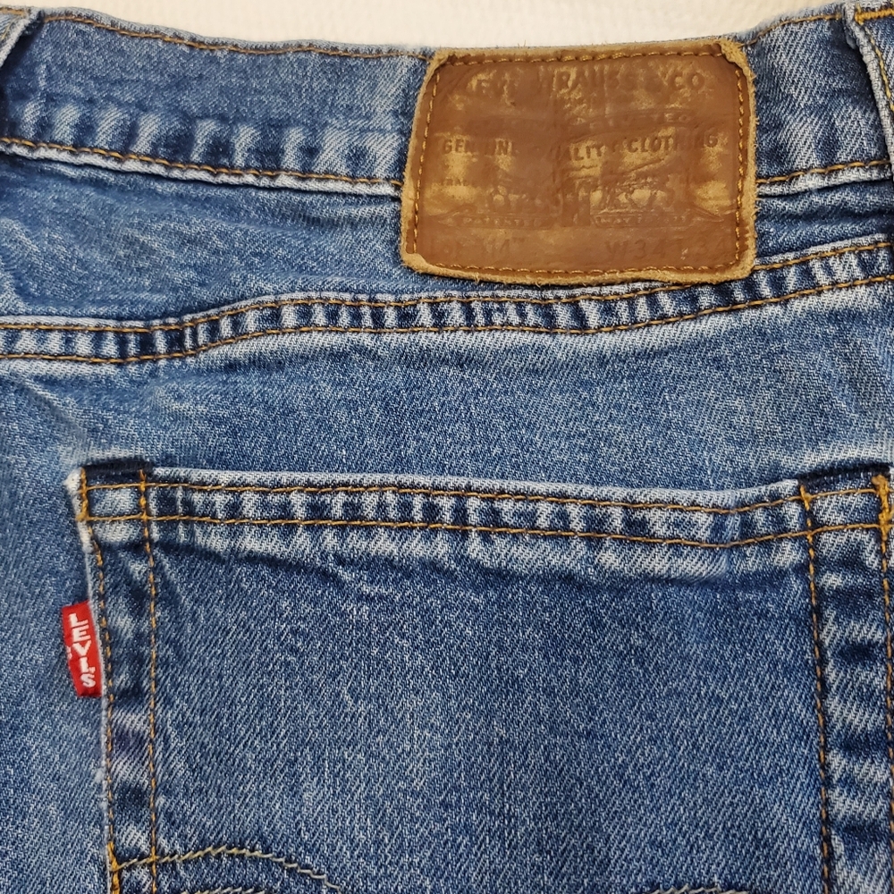 Levi's Premium 514 Big E Straight Fit Jeans 34 Waist - Picture 7 of 12